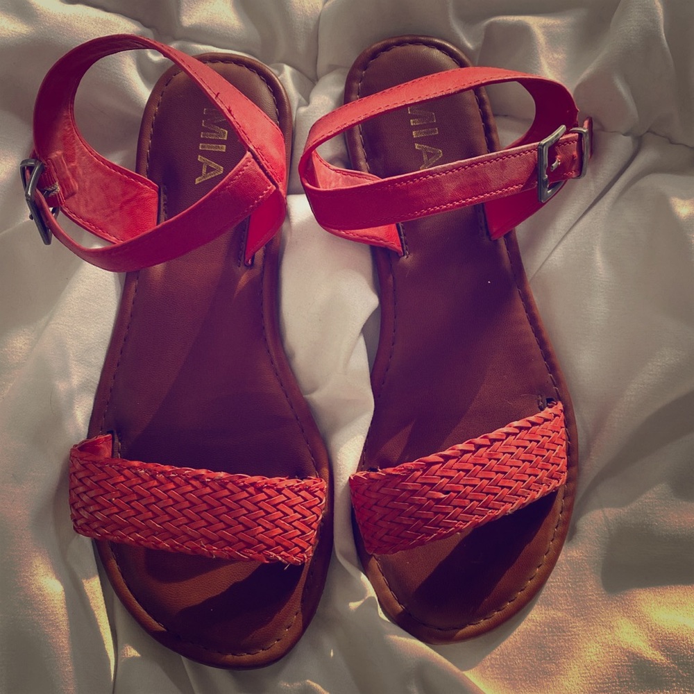 Braided Red MIA Sandals